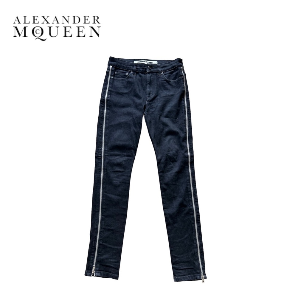 Alexander McQueen Zip-Up Denim